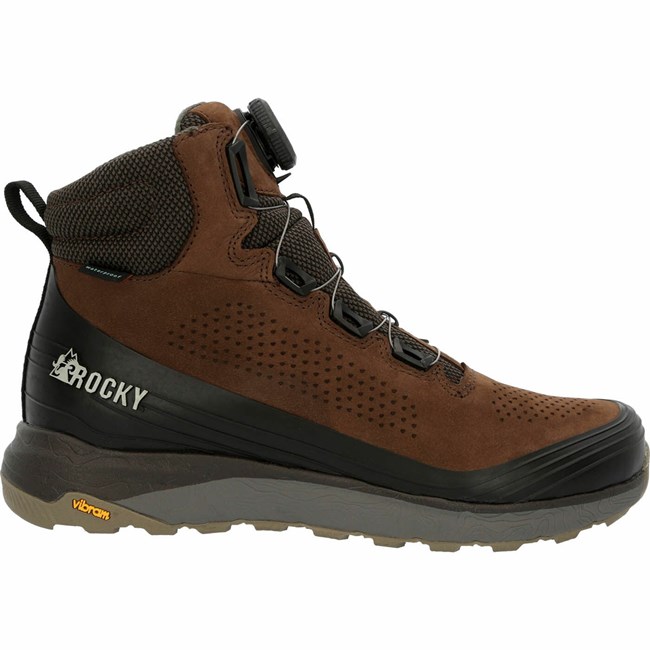 Brown Men's Rocky Summit Elite eVent Hiking Boots | AJBNO9631